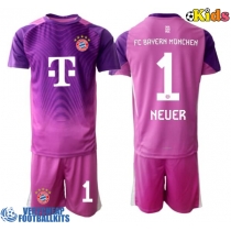 Bayern Munich Manuel Neuer #1 Goalkeeper Replica Third Minikit 2025-26 Short Sleeve (+ pants)